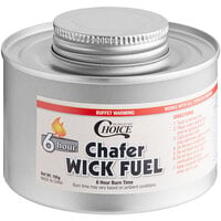 Choice 6 Hour Wick Chafing Dish Fuel with Safety Twist Cap - 24/Case