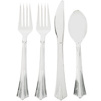 200 x White Disposable Cutlery Plastic Party Spoon Forks **Same Day Postage!**