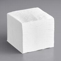Choice 9" x 9" White 2-Ply Beverage / Cocktail Napkin - 250/Pack