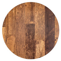 Round Table Tops Restaurant Bfm Seating Bw48r Soho 48 Inch Barn Wood Round Indoor Outdoor Tabletop