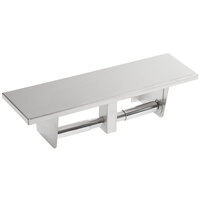 dispenser roll toilet shelf stainless steel lavex janitorial tissue utility