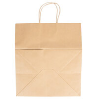 Whole Paper Bags Bulk Retail Natural Kraft Super Ping Bag With Handles 14 Inch X 10 15 3