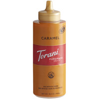 Torani 12 fl. oz. (16.5 oz.) Puremade Caramel Flavoring Sauce