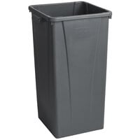 Rubbermaid FG354060GRAY 92 Qt. / 23 Gallon Slim Jim Gray Rectangular ...