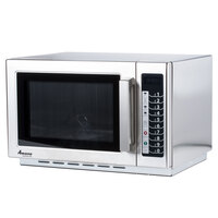 Amana RCS10TS Stackable Commercial Microwave with Push Button Controls - 120V, 1000W