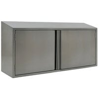 Eagle Group Wcs 54 54 Stainless Steel Wall Cabinet With Sliding Doors