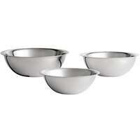 Vollrath 3 Piece Standard Weight Stainless Steel Mixing Bowl Set