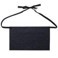 Stock Mfg. Co. Navy Cotton Twill Waist Apron with 3 Pockets - 17