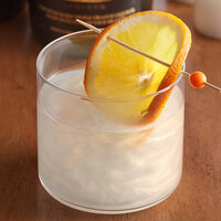 Orange shimmer cocktail