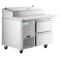 Avantco SSPPT-1A 44" 2 Drawer Refrigerated Pizza Prep Table
