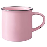 Luzerne L2101003042 Tin Tin 11 oz. Pink Porcelain Coffee Mug by Oneida - 36/Case
