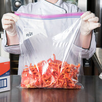 2 Gallon Ziploc Bags Webstaurant Sc Johnson Ziploc 682253 13 Inch X 15 Two Gallon Storage Bag With Double