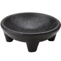 HS Inc. NHS1005 20 oz. Charcoal Polypropylene Grande Molcajete - 24/Case