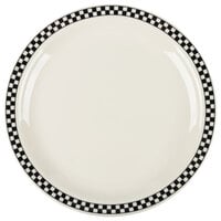Black Checkers China Dinnerware
