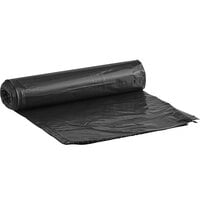 Li'l Herc Medium-Duty Black 45 Gallon Trash Bag / Low Density Can Liner 1.2 Mil 40 inch x 46 inch - 100/Case