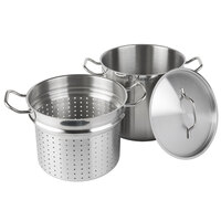 TrueCraftware - 60 Qt. Aluminum Stock Pot- Multipurpose Pot For Pasta Soup Pot Large Stockpot Stew Pot Simmering Pot Dishwasher Safe Nsf Certified