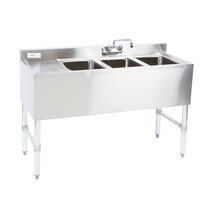 3 Bay Stainless Steel Sink Commercial 3 Bay Kitchen Sink