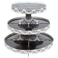 Wilton 1512-0703 3-Tier Damask Disposable Cupcake Stand