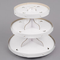 Wilton 1512-127 3-Tier White Disposable Cupcake Stand