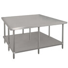 Stainless Steel Work Tables with Undershelf
