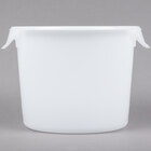 Round, White Food Storage Containers & Lids