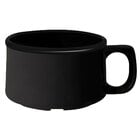 Black Elegance Melamine Dinnerware