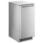 Scotsman CU50PA-1 14 7/8" Air Cooled Undercounter Gourmet Cube Ice Machine with Built-In Pump - 65 lb.