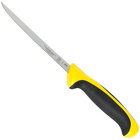 Mercer Culinary M22206YL Millennia Colors&#174; 6" Semi-Flexible Narrow Boning Knife with Yellow Handle