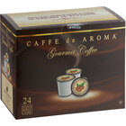 Caffe de Aroma French Roast Coffee Single Serve Cups - 24/Box