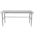 Stainless Steel Open Base Work Tables