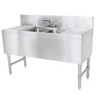 2 Bowl Underbar Sinks