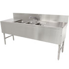 3 Bowl Underbar Sinks