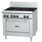 Garland GFE36-G36R Natural Gas 36" Range with Flame Failure Protection and Electric Spark Ignition, 36" Griddle, and Standard Oven - 240V, 92,000 BTU