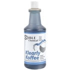 Noble Chemical Klearly Koffee 1 Qt. / 32 oz. Liquid Coffee Pot Cleaner Bottle