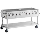 Backyard Pro C3H860 60" Stainless Steel Liquid Propane Outdoor Grill