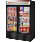 2 Section Glass Door Merchandising Freezers