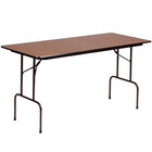 Correll 36" Bar Height Folding Table, 30" X 72" Blow-Molded Plastic ...