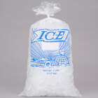 5 lb. Clear Plastic Ice Bag - 1000/Bundle