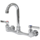 Wall-Mount Faucets with Gooseneck Nozzles