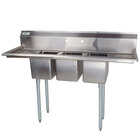 3 Compartment Sinks