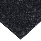 Cactus Mat 1001R-C4 48" x 60' Pro-Tekt Black Vinyl Carpet Protection Runner Mat - 1/8" Thick