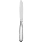 Master's Gauge by World Tableware 412 5501 Baroque 9 5/8" 18/10 Stainless Steel Extra Heavy Weight Dinner Knife with Solid Handle - 12/Case