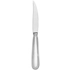 Master's Gauge by World Tableware 412 5762 Baroque 8 7/8" 18/10 Stainless Steel Extra Heavy Weight Steak Knife with Solid Handle - 12/Case