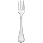 World Tableware 407 038 Calais 7" 18/8 Stainless Steel Extra Heavy Weight Salad Fork - 12/Case