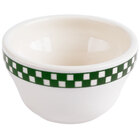 Green Checkers China Dinnerware