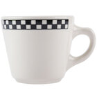 Homer Laughlin Black Checkers China Dinnerware
