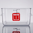 Square, Clear Food Storage Containers & Lids