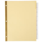 Avery&#174; 11112 Big Tab Buff Paper 8-Tab Clear Insertable Dividers
