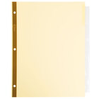 Avery 11110 Big Tab Buff Paper 5-Tab Clear Insertable Dividers