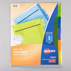 Avery&#174; 11900 Big Tab 5-Tab Insertable Multi-Color Plastic Dividers